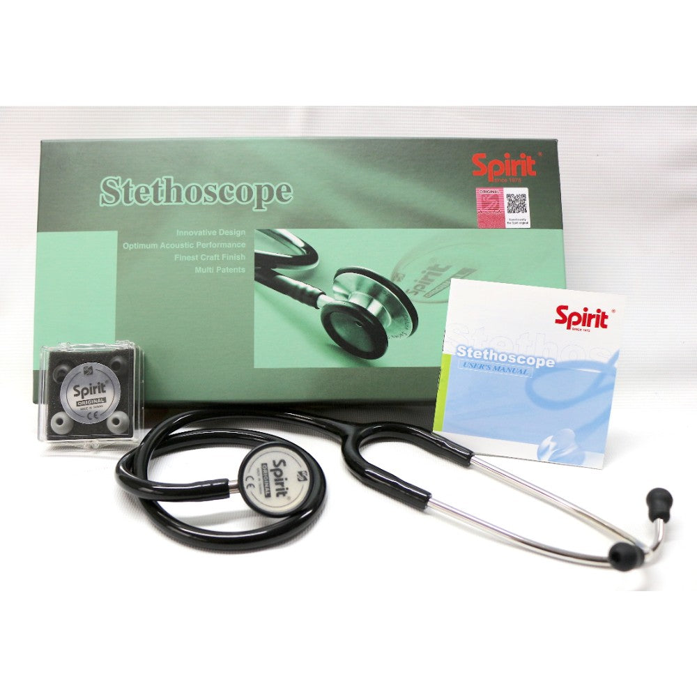 CKS601P Spirit Deluxe Stethoscope Adult Golden Horse Medical Supplies