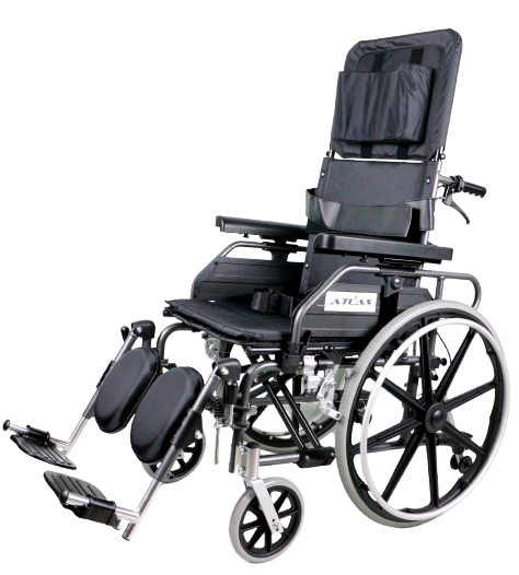ALRW1811P  Aluminum Reclining Wheelchair