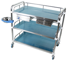 KYST764 3 Deck Trolley with drawer