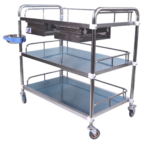 KYST764 3 Deck Trolley with drawer
