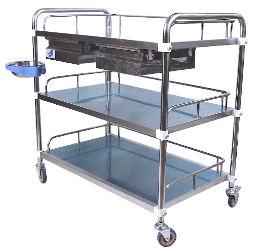 KYST764 3 Deck Trolley with drawer