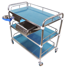 KYST764 3 Deck Trolley with drawer