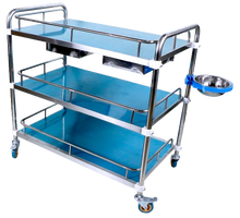 KYST764 3 Deck Trolley with drawer
