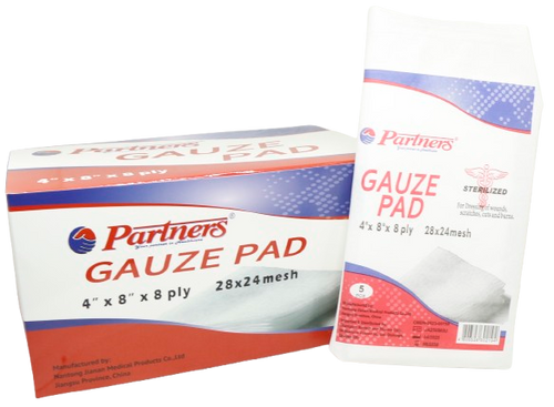 GPS4X8 Gauze Pad 4x8 Sterile