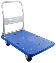 Heavy-Duty Folding Plastic Platform Push Cart (400 kg Capacity)