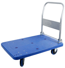Heavy-Duty Folding Plastic Platform Push Cart (400 kg Capacity)