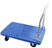 Heavy-Duty Folding Plastic Platform Push Cart (400 kg Capacity)