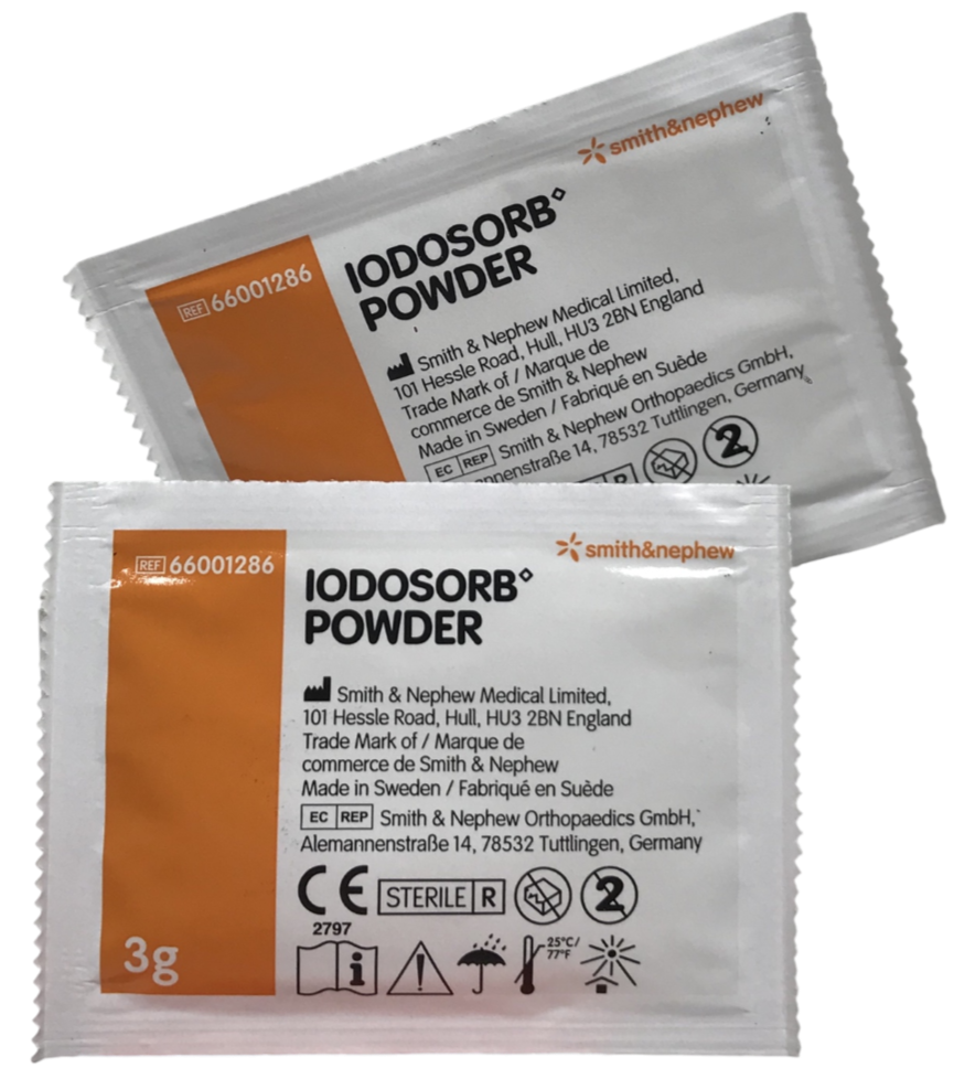 Disorb Powder Iodosorb Powder (Sold per sachet) – Golden Horse Medical Supplies