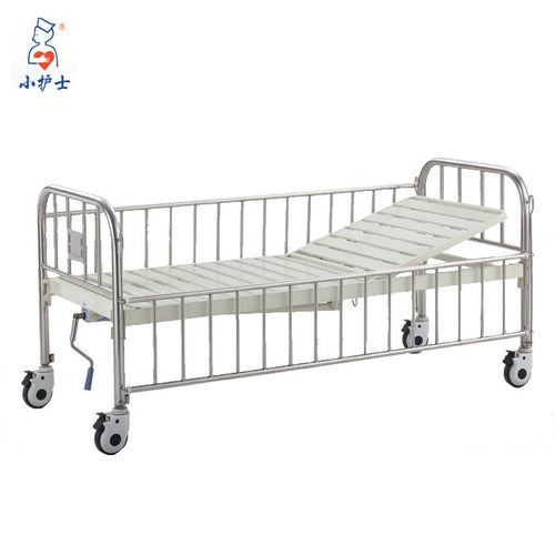 B35 Stainless Pediatric Bed Crib with Mattress