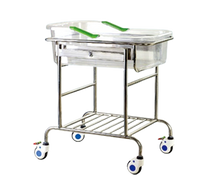 B36 Stainless Baby Bassinet