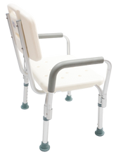 KY798LQA Aluminum Shower Chair with Back and Handles