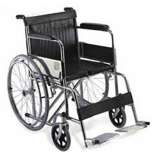 874Y51 Heavy Duty Hard Seat Wheelchair